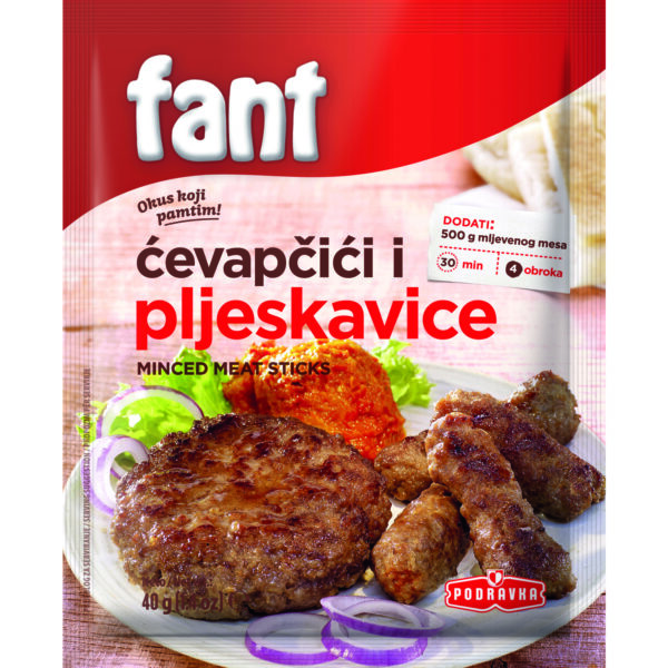 Fant čevapčići i pljeskavice 40g